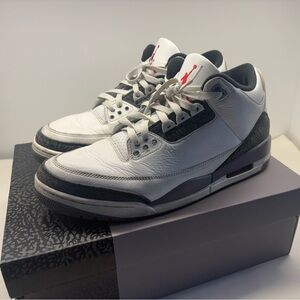 Jordan 3 White Cement Mens 11.5 (used with box)